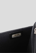 Load image into Gallery viewer, Black Diamond Stitch Wallet On Chain by Chanel
