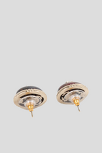 Load image into Gallery viewer, Amber CC Stud Earrings by Chanel
