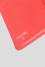 Load image into Gallery viewer, Coral Classic Bi-Fold Caviar Leather Wallet by Chanel
