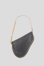 Load image into Gallery viewer, Blue Denim Vintage Mini Saddle Bag by Dior
