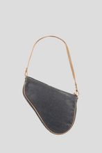 Load image into Gallery viewer, Blue Denim Vintage Mini Saddle Bag by Dior
