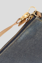 Load image into Gallery viewer, Blue Denim Vintage Mini Saddle Bag by Dior
