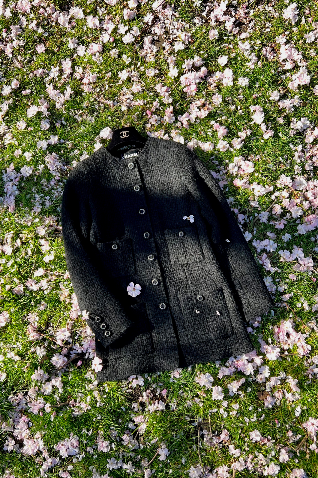 Black Tweed Jacket by Chanel