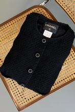 Load image into Gallery viewer, Black Tweed Jacket by Chanel
