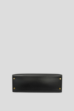 Load image into Gallery viewer, Black GHW Kelly Sellier 32 Box Calf Bag by Hermès
