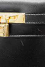 Load image into Gallery viewer, Black GHW Kelly Sellier 32 Box Calf Bag by Hermès
