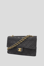 Load image into Gallery viewer, Black Lambskin Classic Double Flap Bag by Chanel
