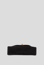 Load image into Gallery viewer, Black Suede Matelasse Coco Flap Bag by Chanel
