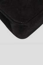 Load image into Gallery viewer, Black Suede Matelasse Coco Flap Bag by Chanel
