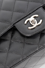 Load image into Gallery viewer, Black Caviar PHW Classic Jumbo Double Flap Bag by Chanel
