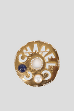 Load image into Gallery viewer, Gold Coco Chanel Large Round Brooch by Chanel
