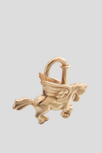 Load image into Gallery viewer, Gold 1993 Pegasus Cadena Padlock Charm by Hermès
