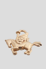 Load image into Gallery viewer, Gold 1993 Pegasus Cadena Padlock Charm by Hermès
