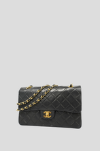 Load image into Gallery viewer, Black Lambskin Classic Double Flap Bag by Chanel
