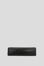 Load image into Gallery viewer, Black Lambskin Classic Double Flap Bag by Chanel
