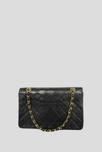 Load image into Gallery viewer, Black Lambskin Classic Double Flap Bag by Chanel
