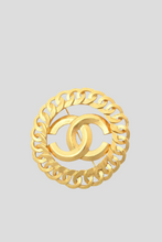 Load image into Gallery viewer, Gold Coco Chain Brooch by Chanel
