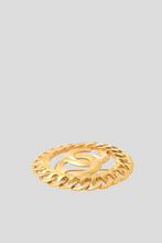 Load image into Gallery viewer, Gold Coco Chain Brooch by Chanel
