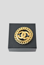 Load image into Gallery viewer, Gold Coco Chain Brooch by Chanel
