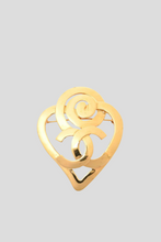 Load image into Gallery viewer, Gold Coco Heart Brooch by Chanel
