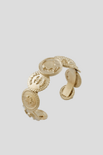 Load image into Gallery viewer, Champagne Gold Coco No.5 Camellia Bangle by Chanel
