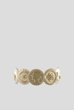 Load image into Gallery viewer, Champagne Gold Coco No.5 Camellia Bangle by Chanel
