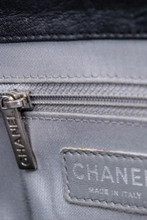 Load image into Gallery viewer, Black Rouched Chain Bag by Chanel
