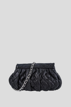 Load image into Gallery viewer, Black Rouched Chain Bag by Chanel
