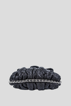 Load image into Gallery viewer, Black Rouched Chain Bag by Chanel
