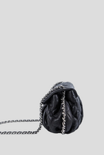 Load image into Gallery viewer, Black Rouched Chain Bag by Chanel
