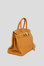 Load image into Gallery viewer, Gold GHW Birkin 35 Taurillon Clemence Leather Bag by Hermès
