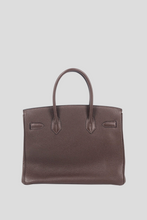 Load image into Gallery viewer, Chocolat PHW Birkin 30 Togo Leather Bag by Hermès
