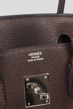 Load image into Gallery viewer, Chocolat PHW Birkin 30 Togo Leather Bag by Hermès
