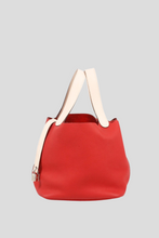 Load image into Gallery viewer, Bi-color PHW Picotin 22 Taurillon Clemence Leather Bag by Hermès
