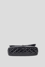 Load image into Gallery viewer, Black RHW Jumbo Single Flap Patent Leather Bag by Chanel
