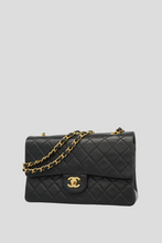 Load image into Gallery viewer, Black GHW Lambskin Medium Classic Double Flap Bag by Chanel
