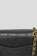 Load image into Gallery viewer, Black GHW Lambskin Medium Classic Double Flap Bag by Chanel
