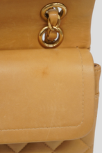 Load image into Gallery viewer, Dark Beige GHW Lambskin Small Classic Double Flap Bag by Chanel
