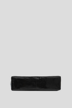 Load image into Gallery viewer, Black Jumbo Vertical Patent Leather Single Flap Bag by Chanel
