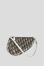 Load image into Gallery viewer, Blue Oblique Mini Saddle Bag by Dior
