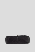 Load image into Gallery viewer, Black SHW Lambskin Jumbo Single Flap Bag by Chanel
