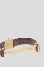 Load image into Gallery viewer, Brown Yellow Gold Plated Tank Must Watch 23mm by Cartier
