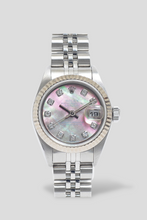 Load image into Gallery viewer, Datejust Mother of Pearl Diamond Dial 18K Gold and Stainless Steel Watch by Rolex
