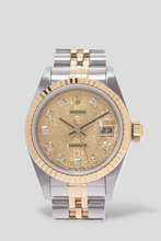 Load image into Gallery viewer, Datejust 18K Yellow Gold Jubilee Diamond Dial and Stainless Steel Watch by Rolex
