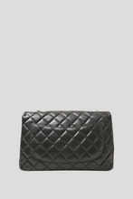 Load image into Gallery viewer, Black Lambskin PHW Classic Jumbo Double Flap Bag by Chanel
