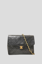 Load image into Gallery viewer, Black Lambskin 20cm Mini Flap Bag by Chanel
