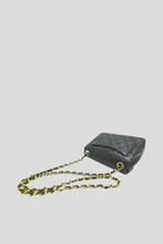 Load image into Gallery viewer, Black Lambskin 17cm Mini Flap Bag by Chanel
