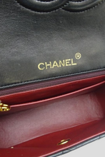 Load image into Gallery viewer, Black Lambskin 17cm Mini Flap Bag by Chanel
