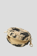 Load image into Gallery viewer, Beige Houndstooth Tweed 19 Round Clutch With Purse by Chanel
