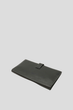 Load image into Gallery viewer, Black Bearn Wallet Box Calf Leather by Hermès
